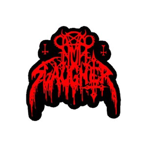 Nunslaughter Logo Patch – Aufnäher Für Jacken, Rucksäcke & Kleidung
