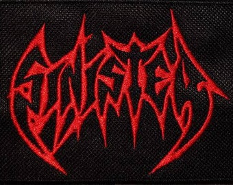 SINISTER - Logo PATCH (RED)