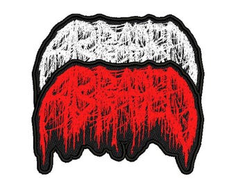 ABRADED - Logo PATCH *WHITE*