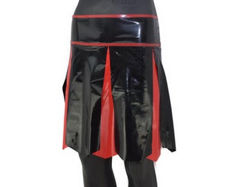 Latex Gladiator Skirt Handmade - 0.4 mm 2XL (1657)