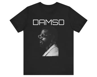 Damso Retro Shirt Unisex Jersey Tee, Rappeur Music Fan Gift, Vintage Hip-Hop T-Shirt, French Rapper Merchandise, Urban Streetwear Top