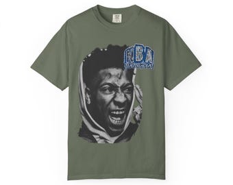 Screaming Face Portrait T-shirt | Distressed Graphic NBA Patch NBAyoungboy tee, bootleg, gift,concert, unisex