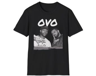 Rap Duo Graphic Tee, OVO Gang, Music Fans Gift, Drake and PartyNextDoor Shirt, Unisex Softstyle T-Shirt, Hip Hop Streetwear, Cool Urban Tee