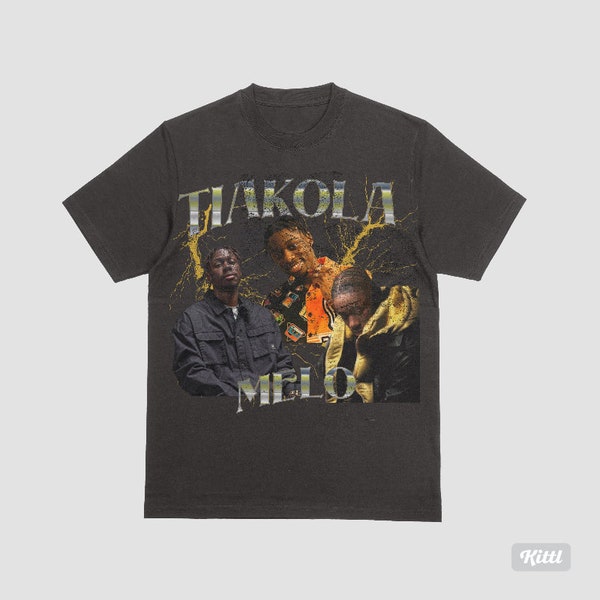 tiakola t-shirt, tshirt concert TIAKO, style années 90, retro t-shirt