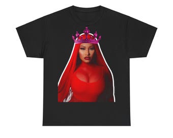 Nicki Minaj Queen of Rap T-Shirt: Retro Vintage Style, concert shirt, female rapper, hiphop, Nicki