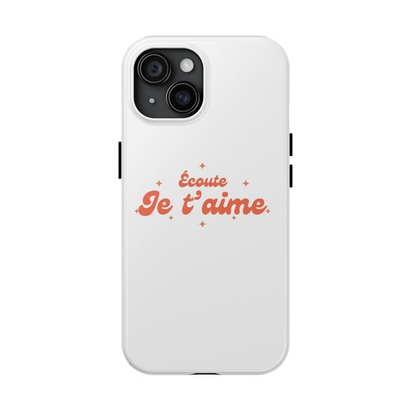 iPhone Cases, love words phone case mots d'amour, coque iPhone cadeau, scouts je t'aime, cadeau pour elle, cadeau pour lui