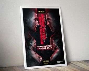 UFC 297 Poster Genuine Design