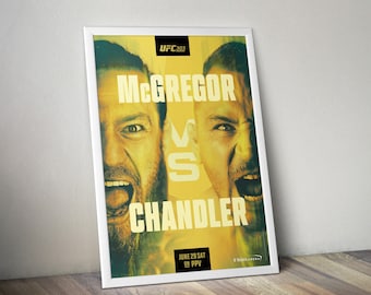 UFC 303 Poster Genuine Design | Mcgregor vs Chandler | Ultra High Quality Print