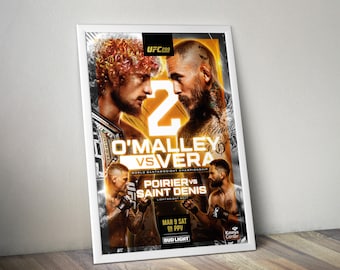 UFC 299 Poster Genuine Design