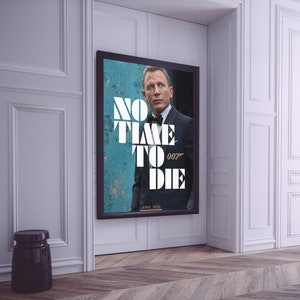 James Bond No Time To Die Poster Genuine Design