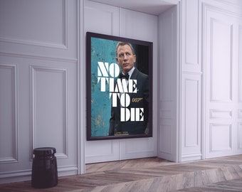 James Bond No Time To Die Poster Genuine Design