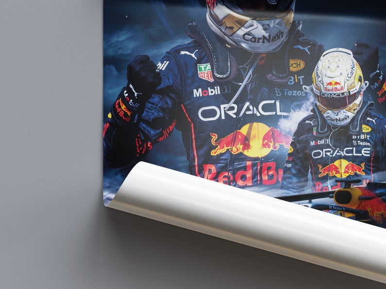 Max Verstappen Formula 1 Poster Red Bull Ultra High Quality Print Etsy