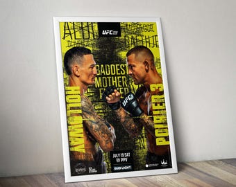 UFC 318 Poster Genuine Design | Holloway Vs Poirier 3