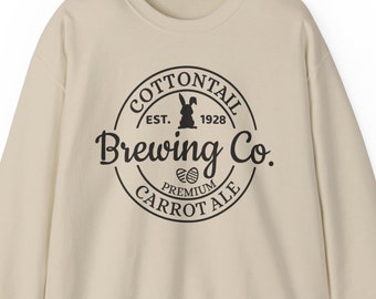 Cottontail Brewing Company Easter Sweatshirt,Easter Bunny Shirt,Carrot Shirt,Easter Shirt,Easter Family Shirt,Easter, Easter Matching Shirt