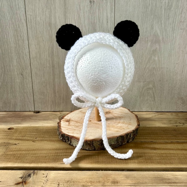 Babyhug Bucket Hat With Panda Applique -Pink