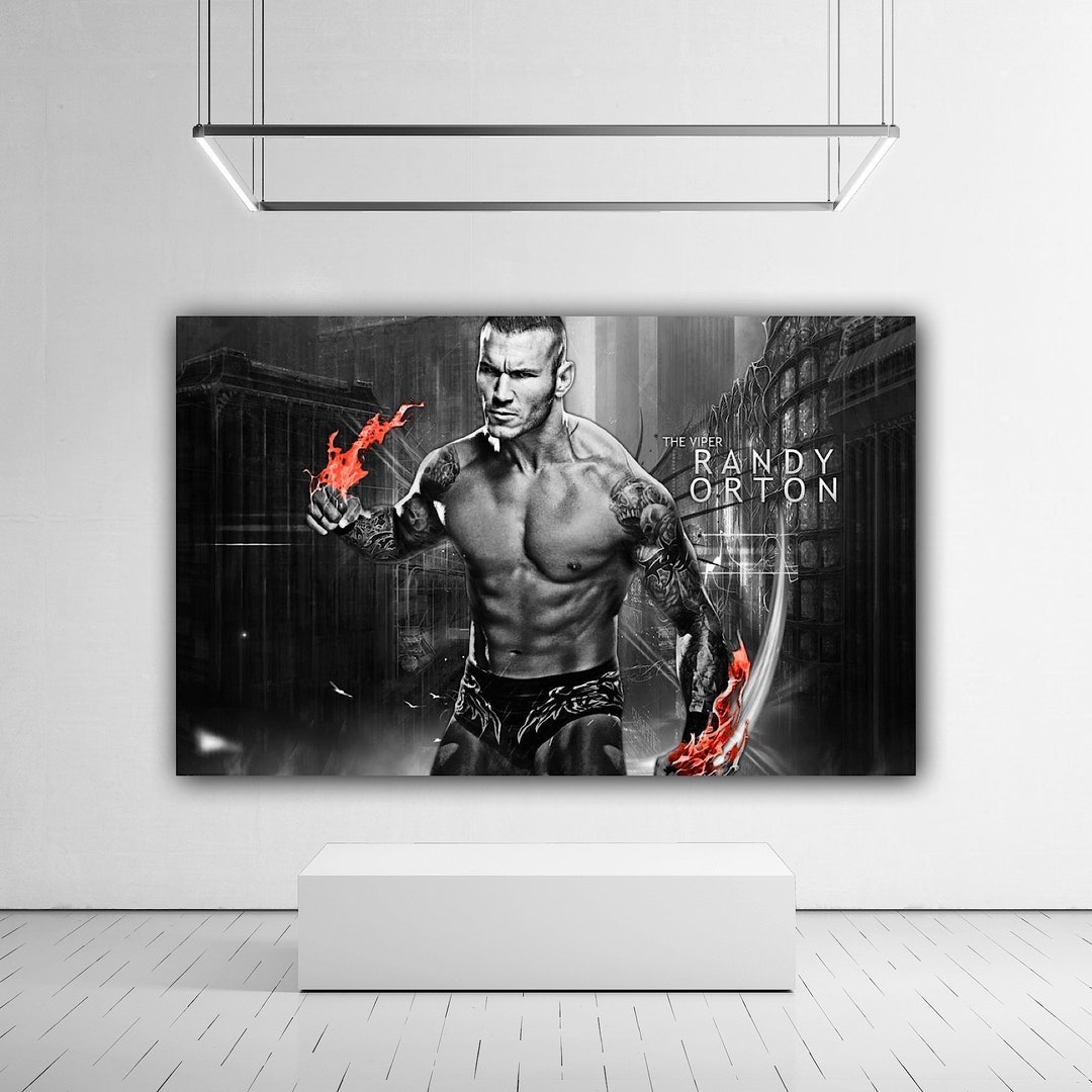 Randy Orton Canvas WWE Canvas Wrestling Wall Art Poster Wall Art Print