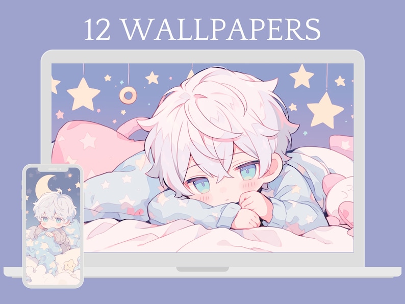 LOVE AND DEEPSPACE Xavier, Zayne and Rafayel Wallpaper Collection Chibi