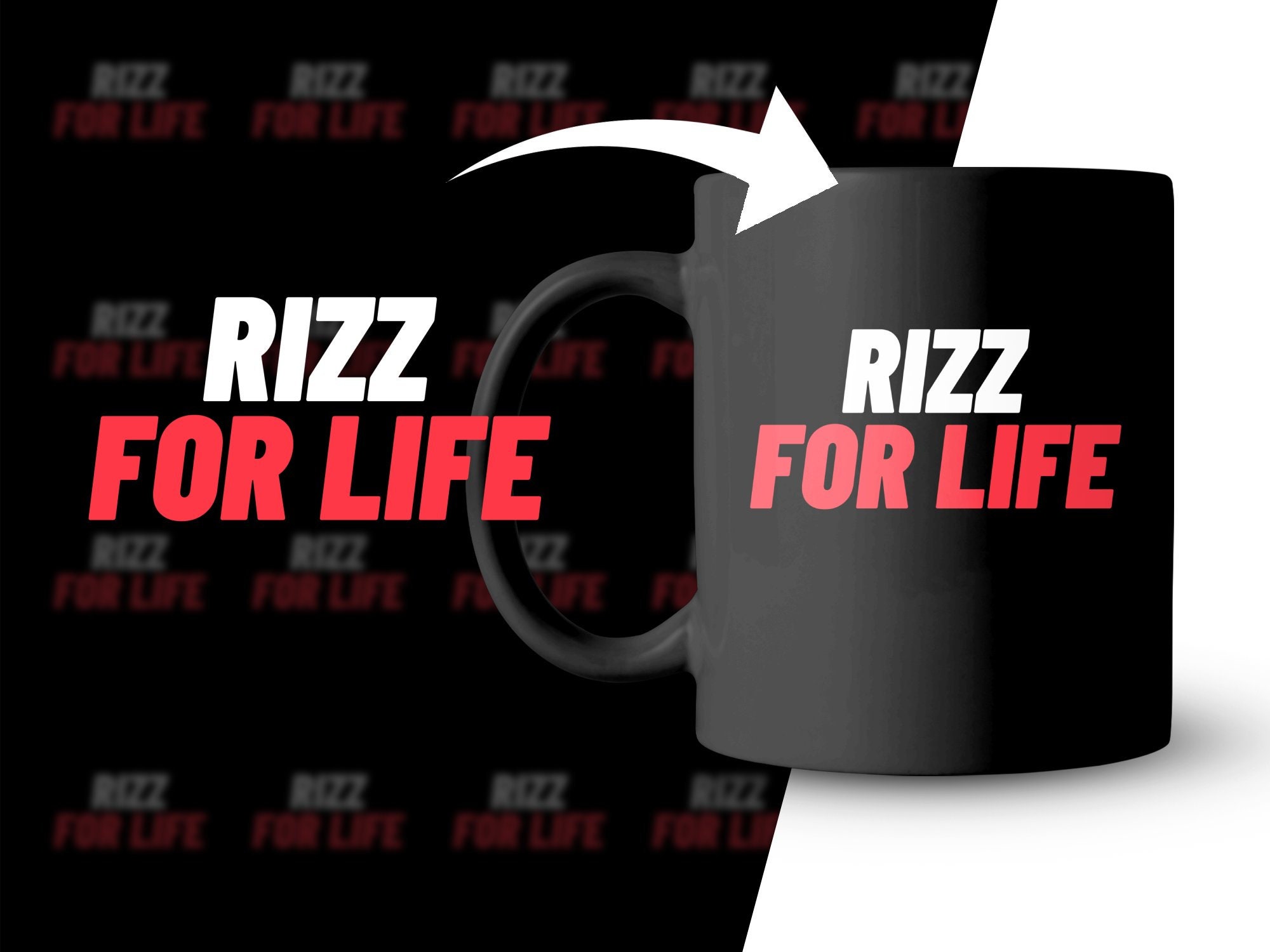 The Rizz Printable Rizz for Life PNG Digital Download Trendy Meme Graphic Design Digital ...