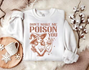 Witchy Sweatshirt | Funny Halloween Graphic, Sarcastic Gift