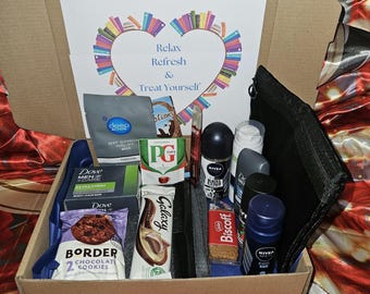 Male Teenager Pamper Box | University Starter Box | Toiletry Gift Set | Male xmas gifts | School exams gift | University Gifts | Birthday
