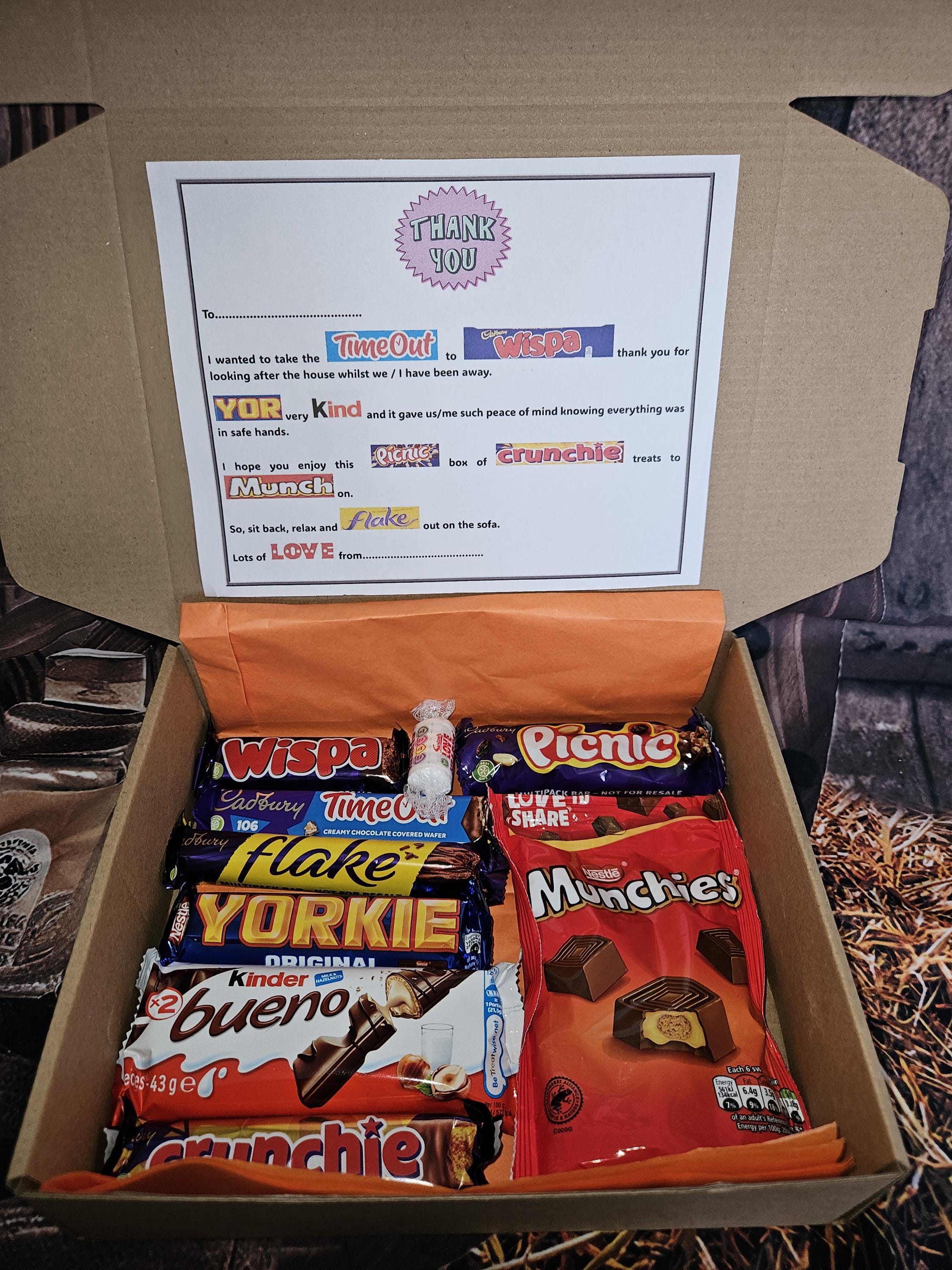 House Sitter| Thank You Gift - Sweet Treat Box for Looking After