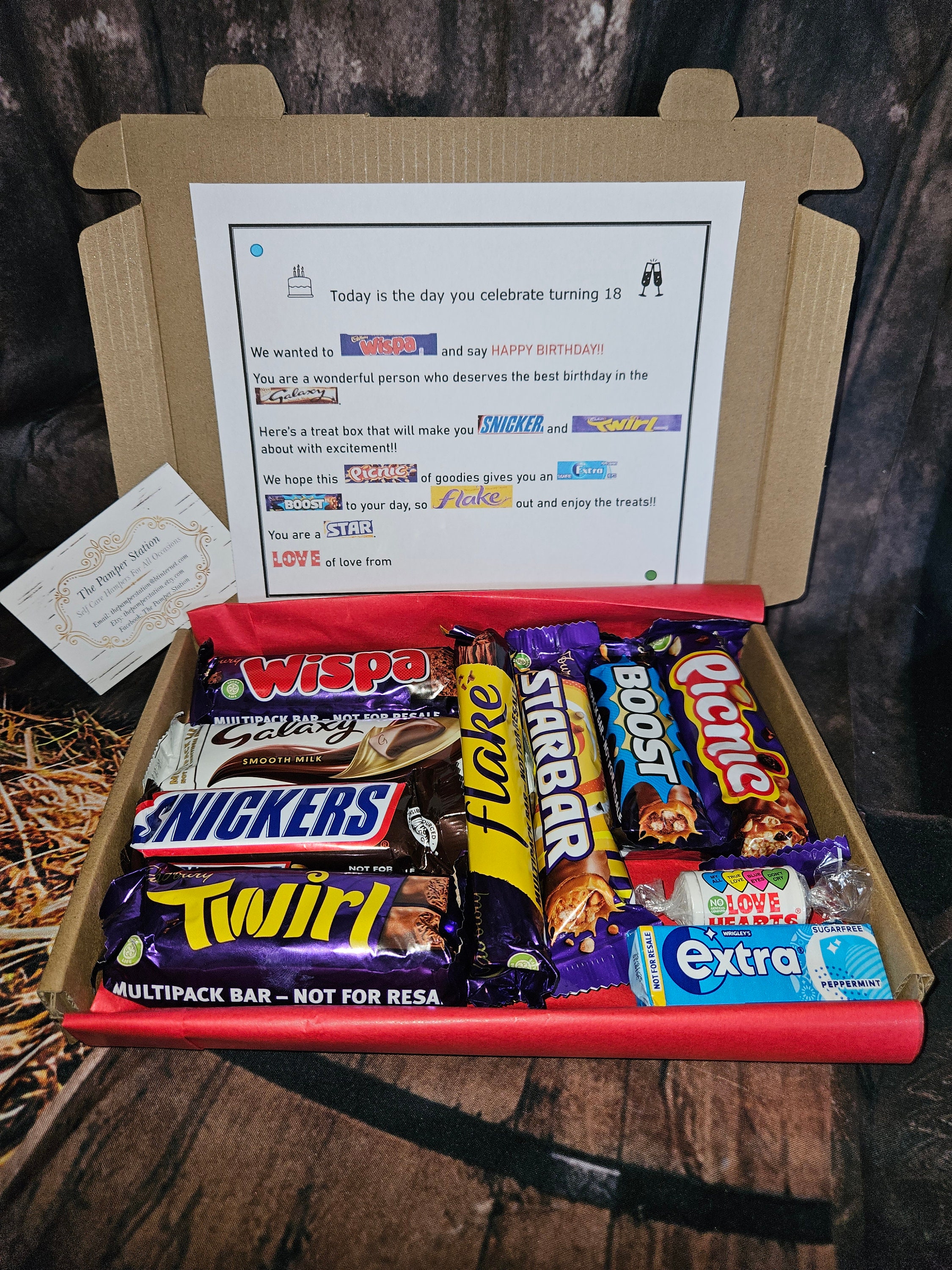 18th Birthday Gift Hamper | Sweet 18 Treat Box | Birthday Sweet