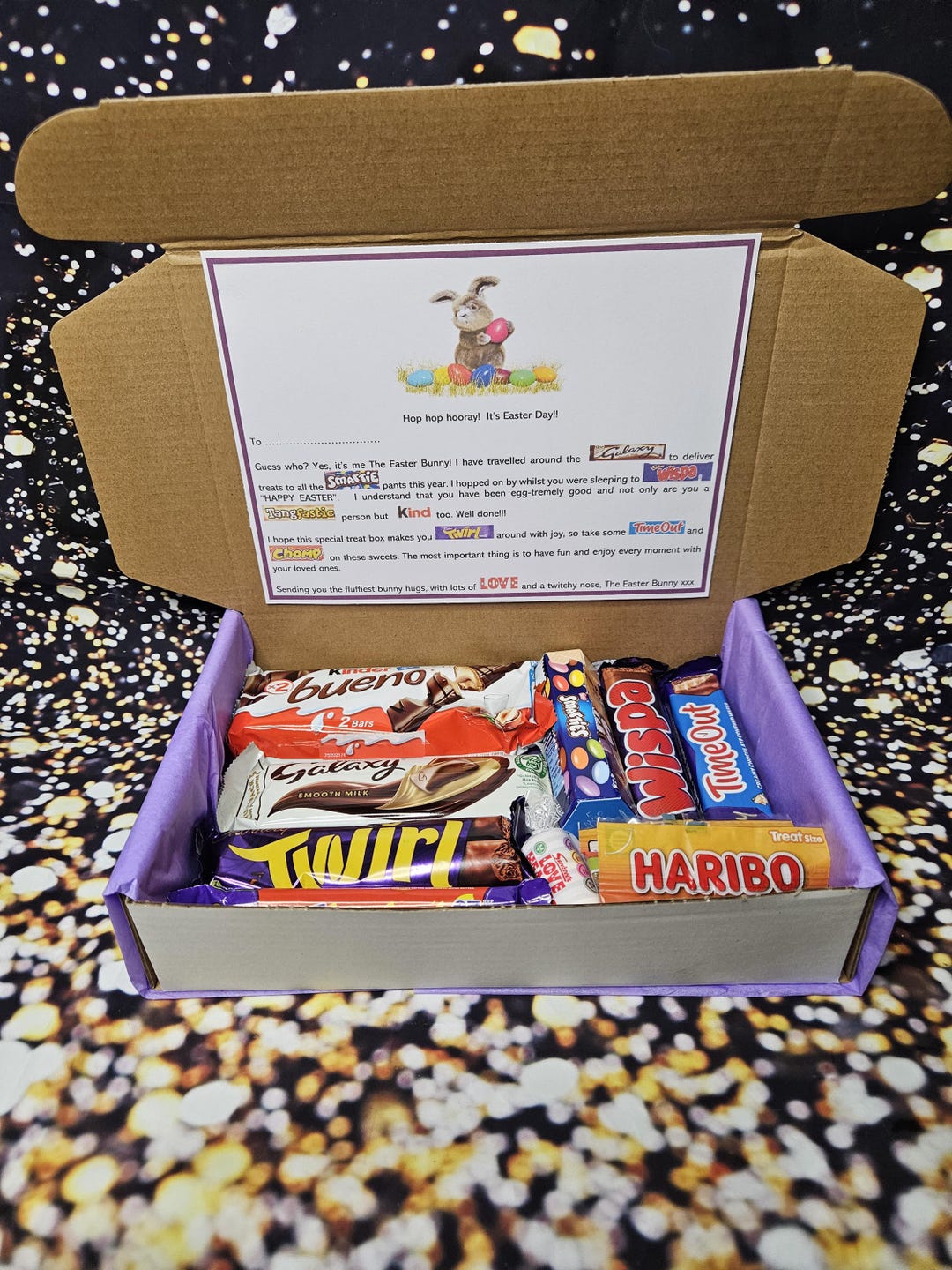 Personalised Easter Sweet Treat Box for Children | Easter Hamper ...