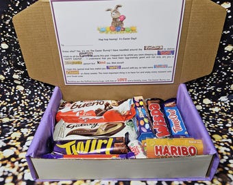 Personalised Easter Sweet Treat Box for children | Easter Hamper| Childrens Easter Treats | Sweet treats for children | Easter Treasure Hunt