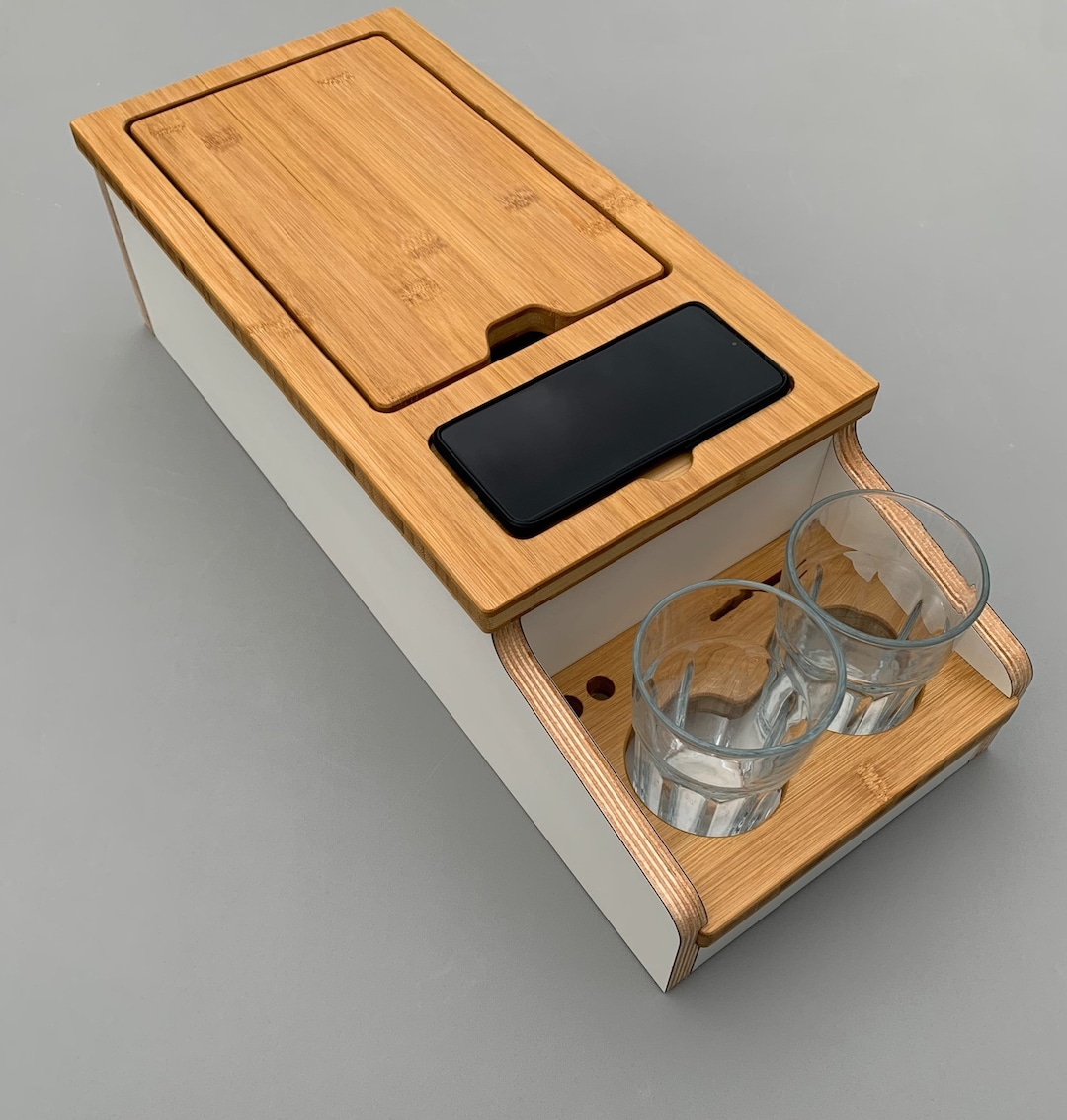 Center Console Organizer Storage Compartment Cup Holder VW T5 T6 ...