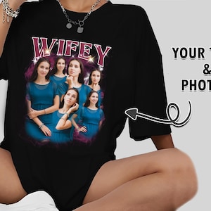 CUSTOM Unisex Bootleg Rap Tee, Custom Your Own Bootleg Shirts, Custom Vintage 90s Graphic T-shirt, Custom Photo Shirt, Insert Your Design
