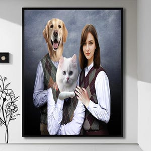 Retrato personalizado de tu mascota: un divertido regalo familiar