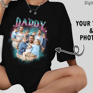 Custom Your Own Bootleg Rap Unisex T-Shirt, Personalised Rap Tee Shirt, Retro Vintage Graphic 90 Shirt, Custom Your Own Photo And Text Shirt
