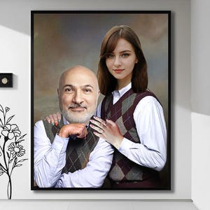 Step Brothers Family Portrait | Funny Portrait | Family Gift Ideas | Personalised Mom Gift | Gifts For Her Digital Download Birthday Gift