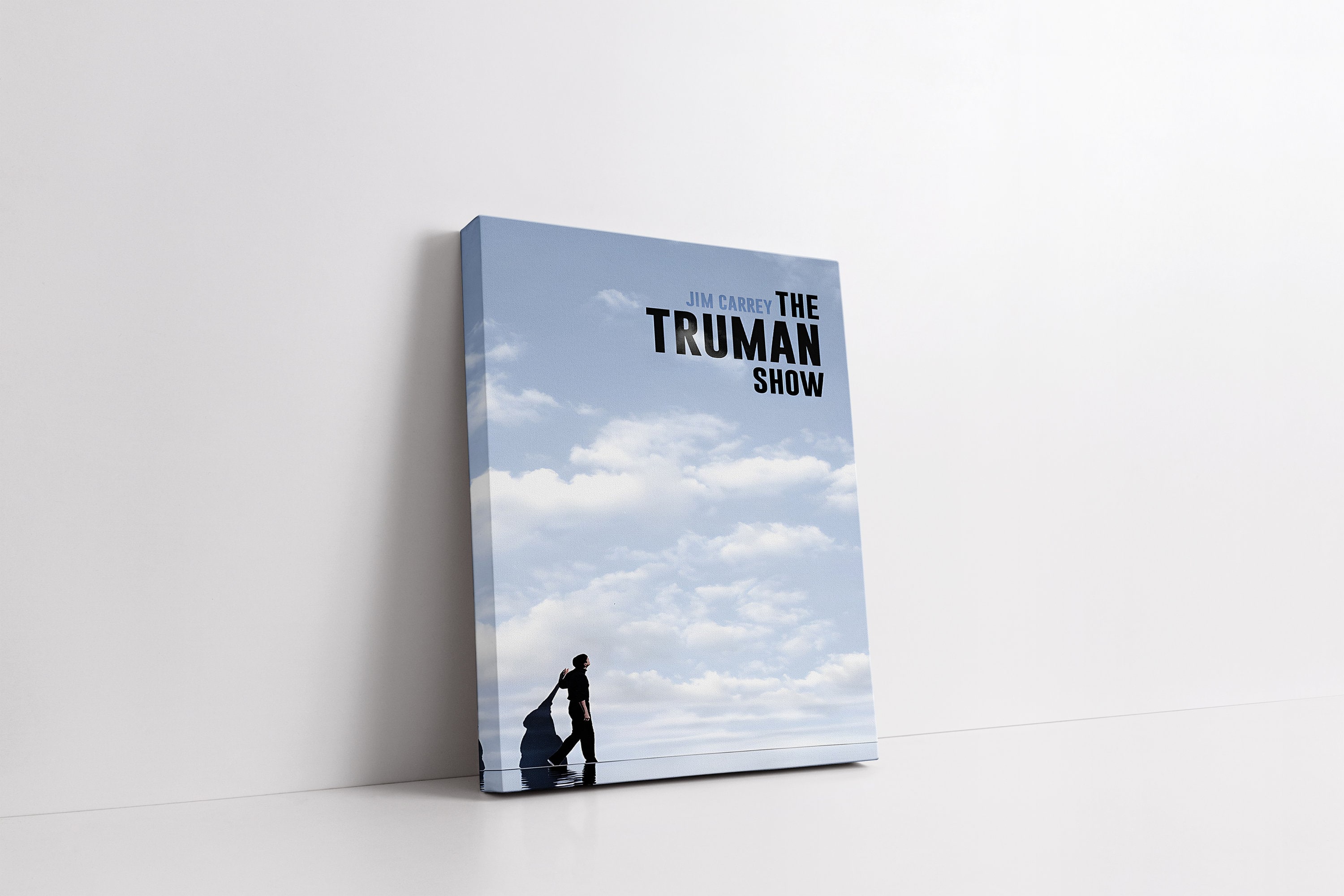 Jim Carrey, the Truman Show Movie Poster Truman Burbank Print 90's