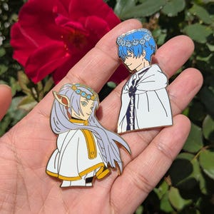 Anime Enamel Pin, Frieren Pin, Gifts for Frieren Fans