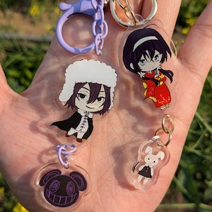Anime Acrylic Keychain, Bungo Stray Dogs Keychain, Fyodor Keychain