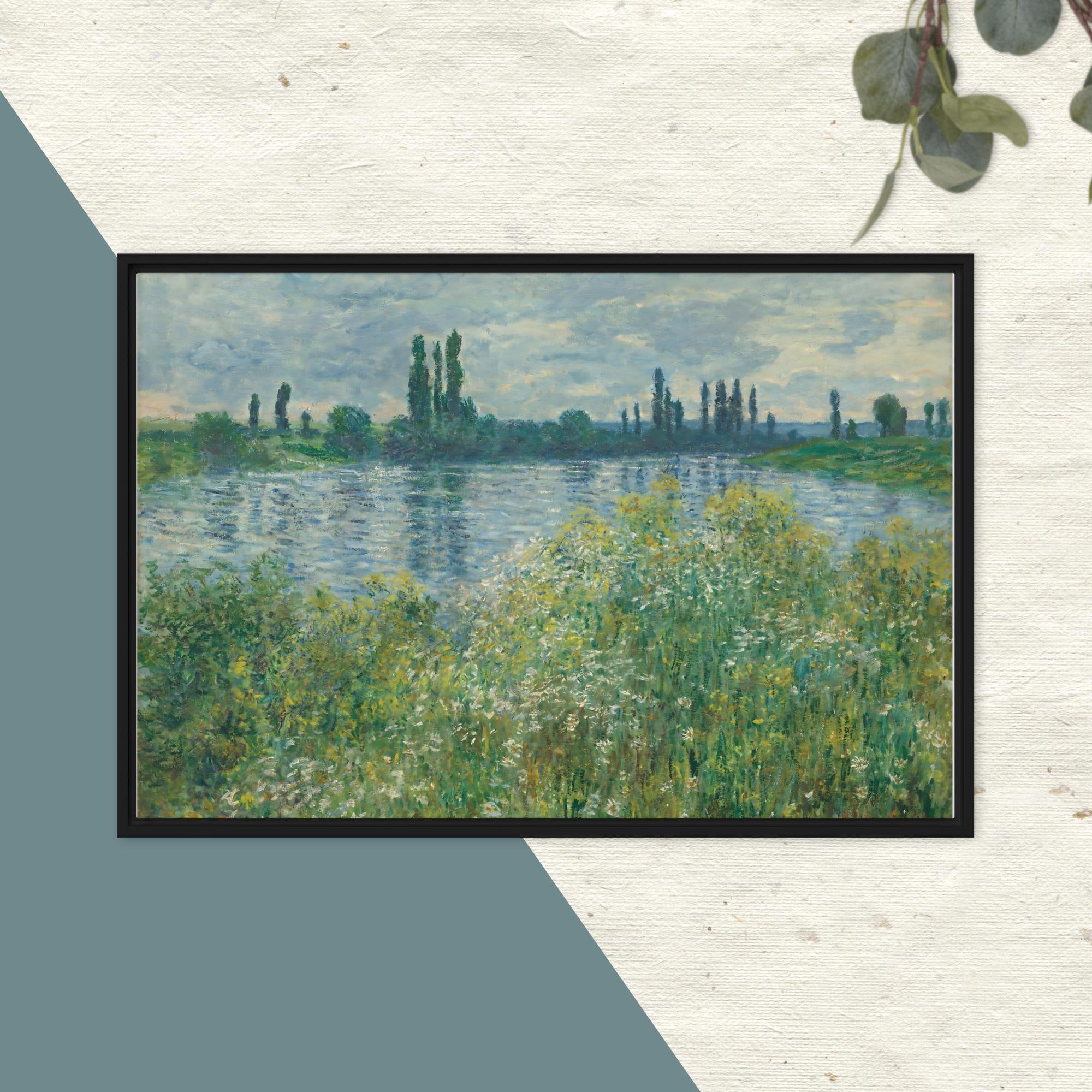 Claude Monet Banks of the Seine, Vétheuil, 1880 - Etsy