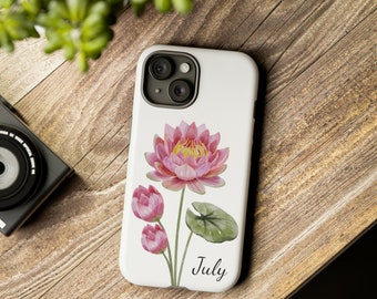 July birth month flower phone case