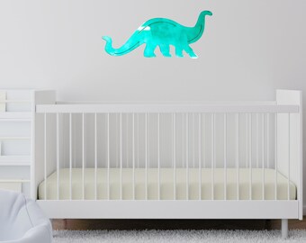 Brontozaur wiszący na ścianie