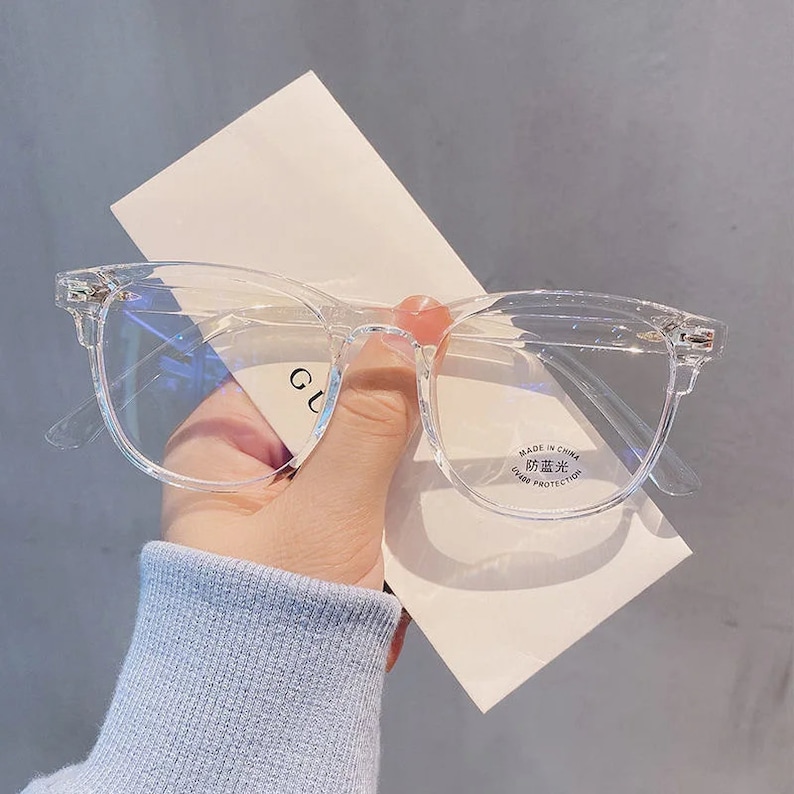 Anti-Blaulicht-Brille, transparentes Computer-Brillengestell für Damen und Herren Schutz für Ihre Augen Bild 5