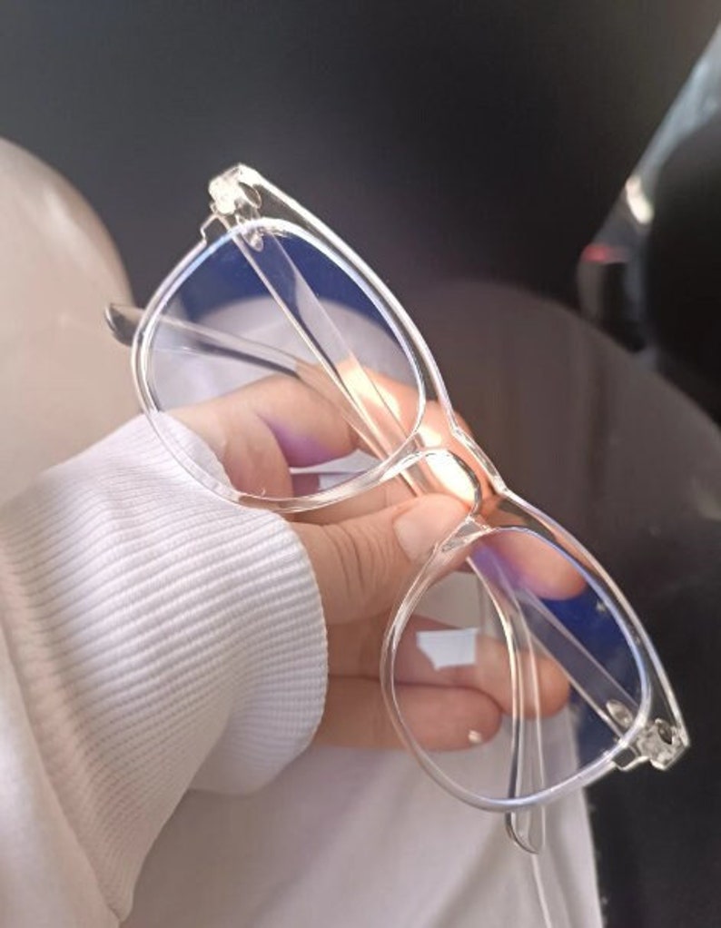 Anti-Blaulicht-Brille, transparentes Computer-Brillengestell für Damen und Herren Schutz für Ihre Augen Bild 1