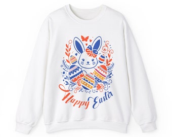 Happy Easter Light Colors Crewneck Sweatshirt