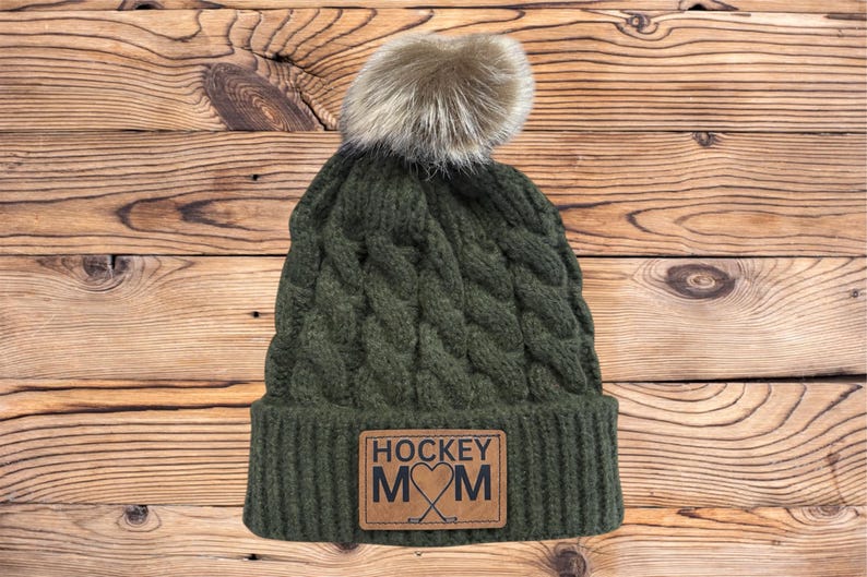 Gorro de hockey para mamá Gorro de hockey personalizado Gorro de hockey personalizado Gorro de hockey con número Gorro de hockey personalizado Gorro de hockey personalizado Hunter Green