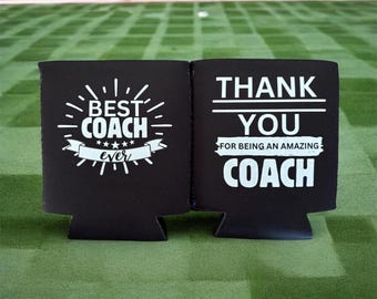 Coach Gift: Neoprene Can Cooler - Thank You Coach