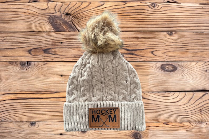 Gorro de hockey para mamá Gorro de hockey personalizado Gorro de hockey personalizado Gorro de hockey con número Gorro de hockey personalizado Gorro de hockey personalizado Beige