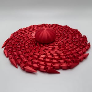 Articulated Flexible Jellyfish Fidget Toy – 3D Printed Sensory Desk Pet, ADHD, Autism Relief