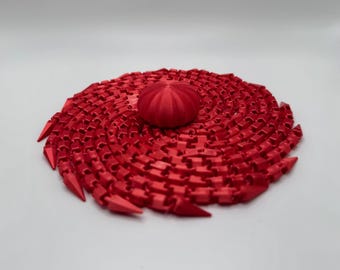 Articulated Flexible Jellyfish Fidget Toy – 3D Printed Sensory Desk Pet, ADHD, Autism Relief