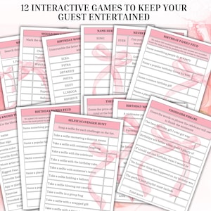 Juegos de cumpleaños coquetos para ella Juegos de fiesta de cumpleaños para adultos para imprimir Quién conoce a la cumpleañera Tarjetas con los mejores deseos de cumpleaños