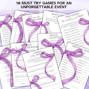 Juegos de cumpleaños coquetos para ella Juegos de fiesta de cumpleaños para adultos para imprimir Quién conoce a la cumpleañera Tarjetas con los mejores deseos de cumpleaños