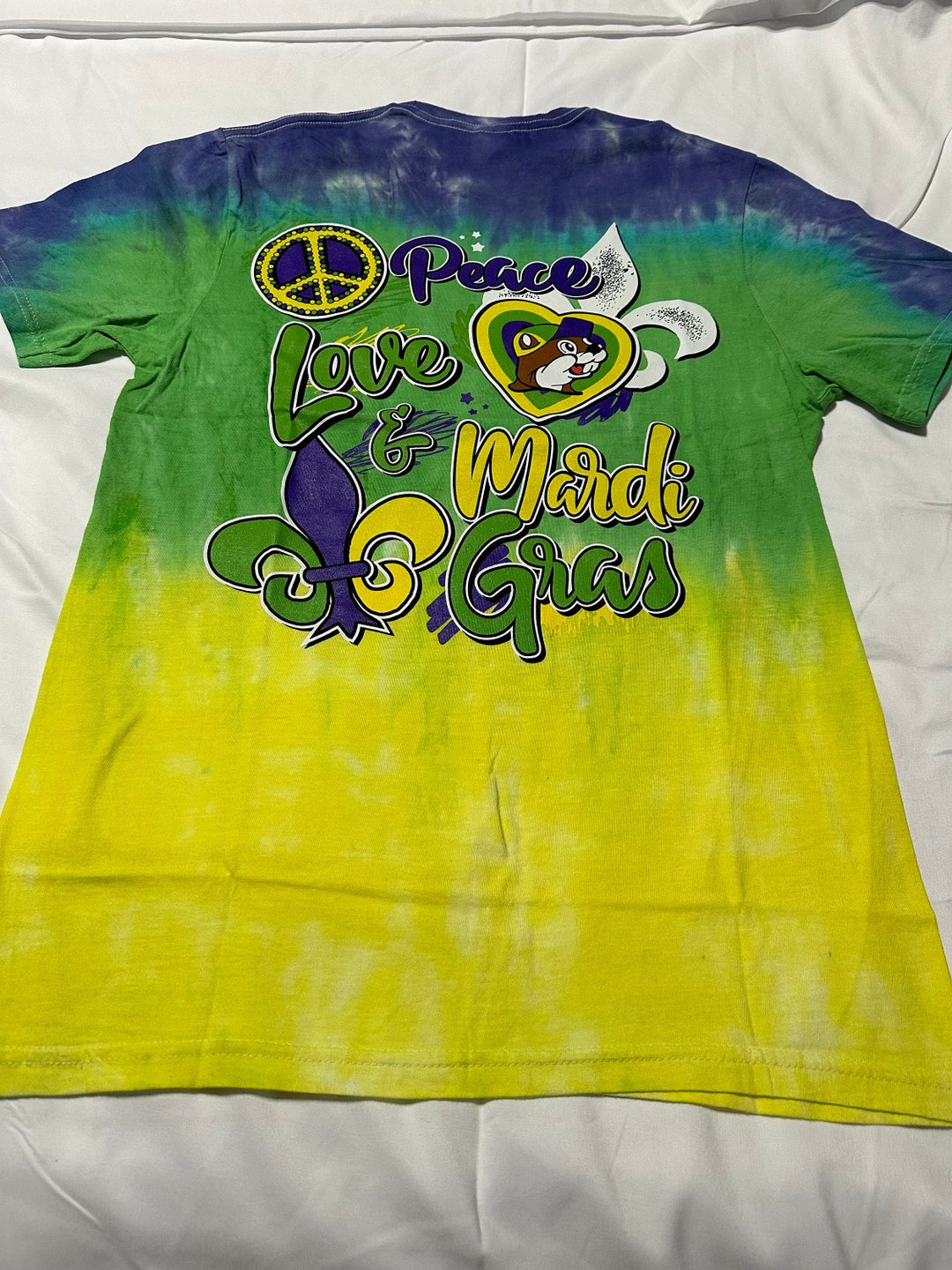 mardi gras tie dye